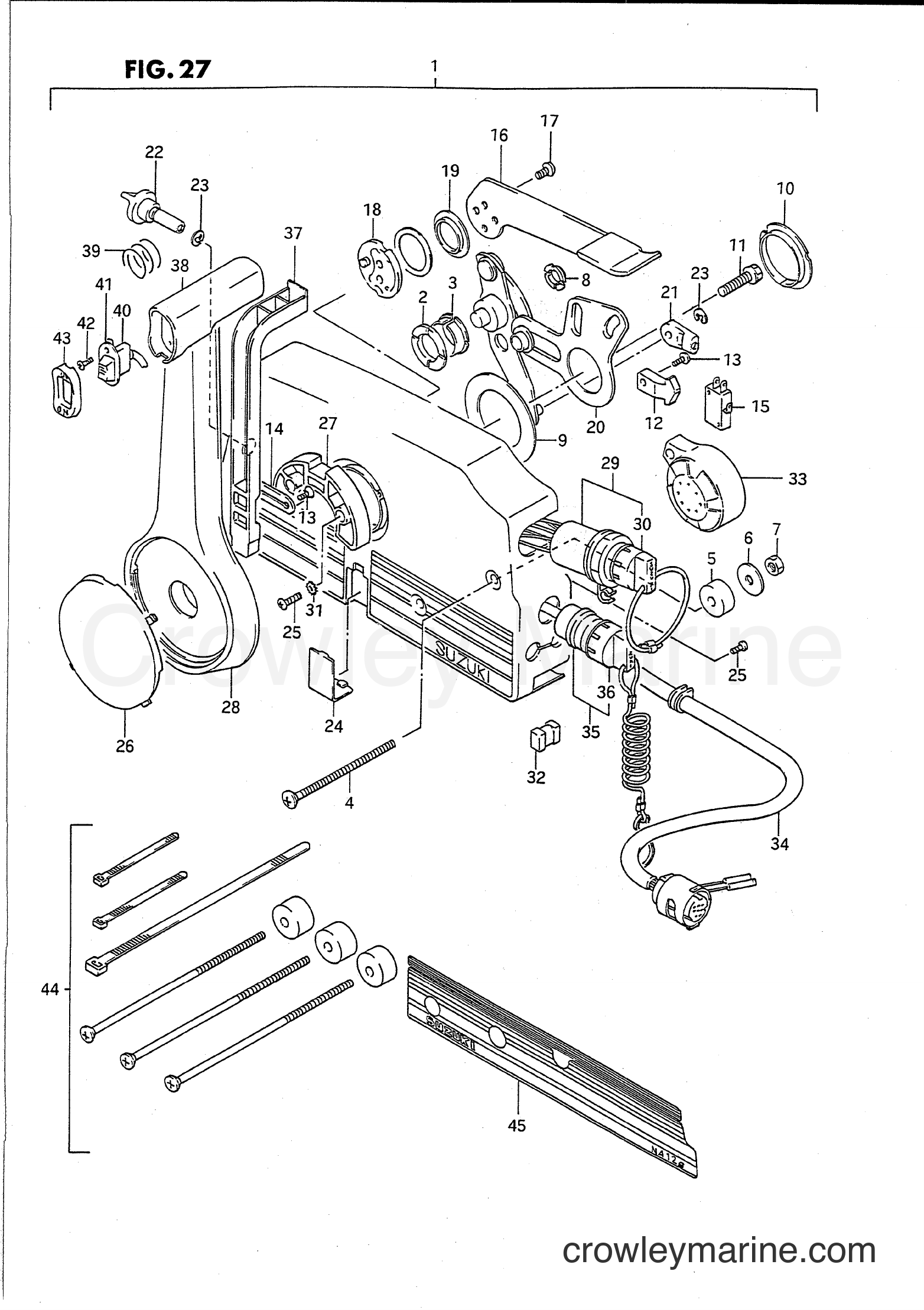 Suzuki Marine PU140 - REMOTE CONTROL BOX