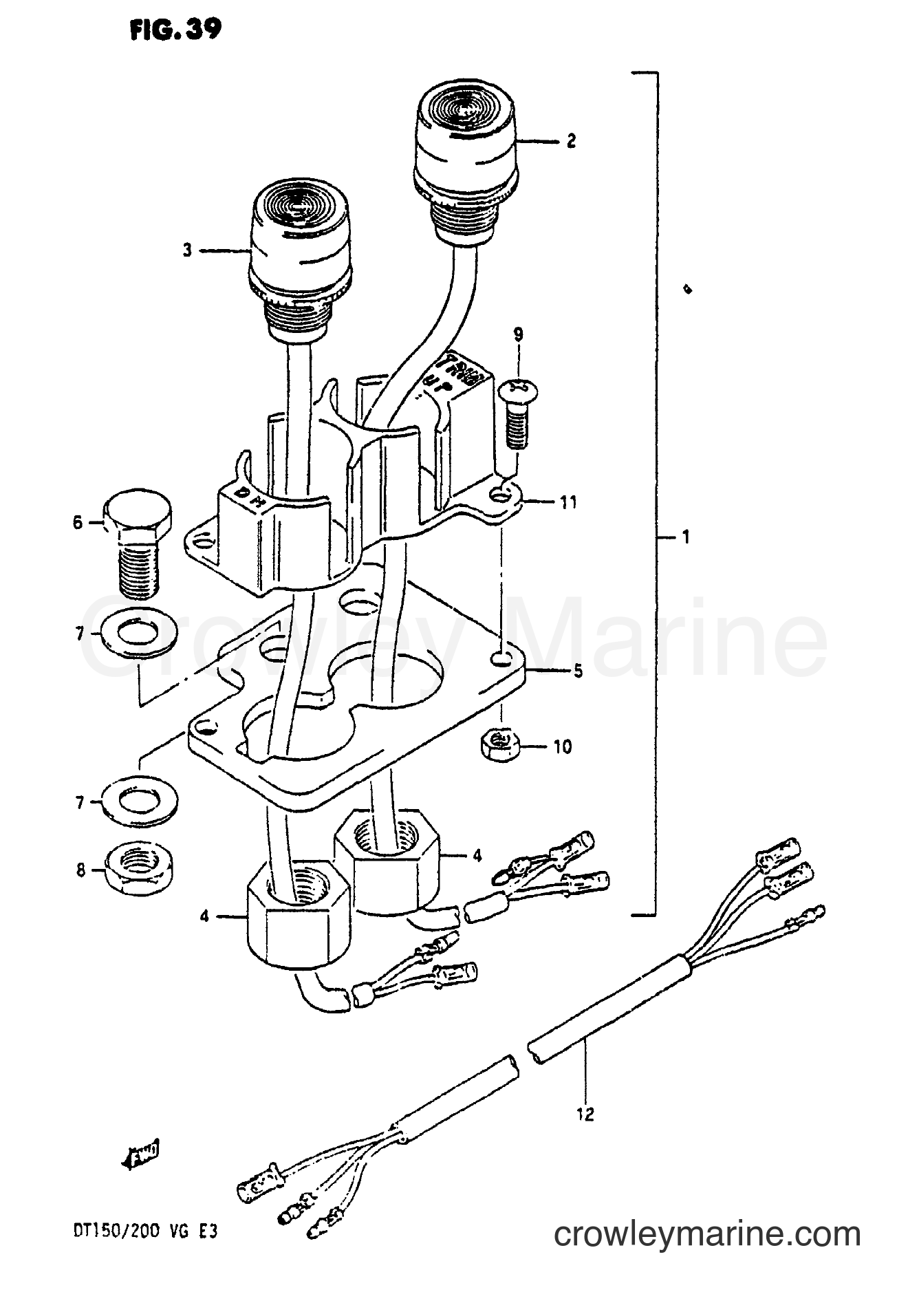 Suzuki Marine DT150SS - TRIM SWITCH