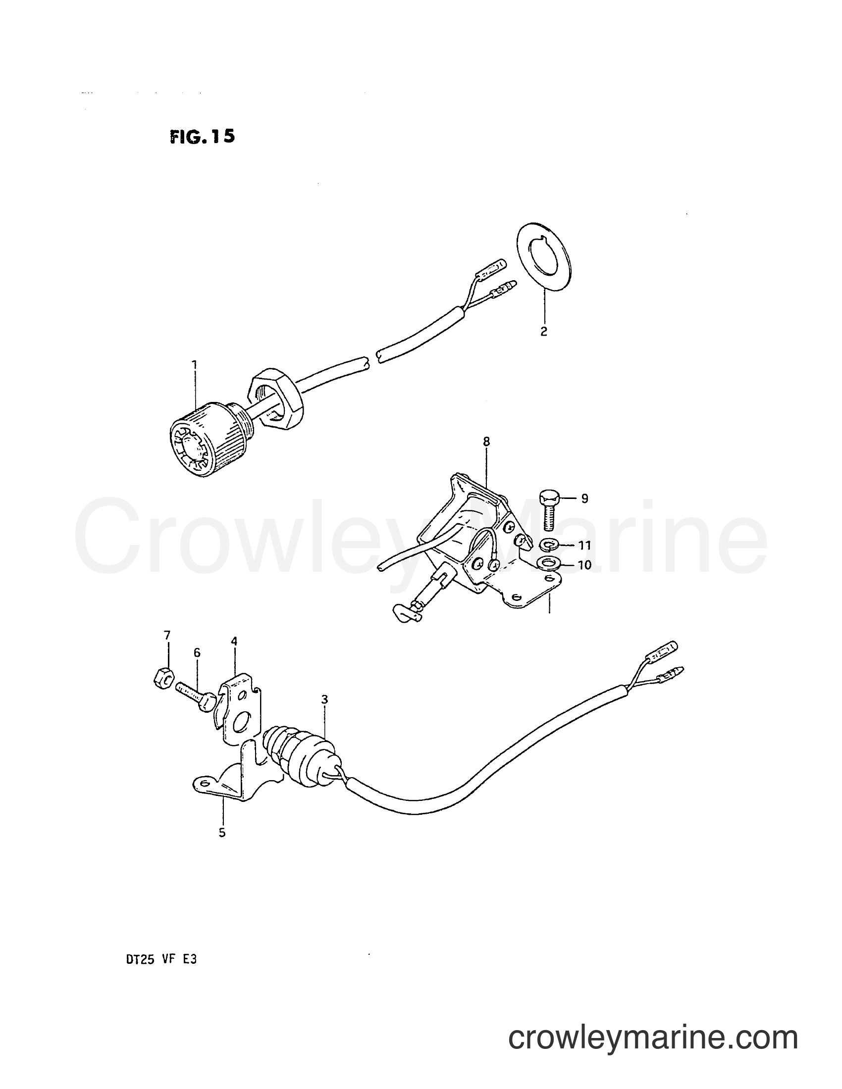 Suzuki Marine DT25 - ELECTRICAL (ELECTRIC STARTER)