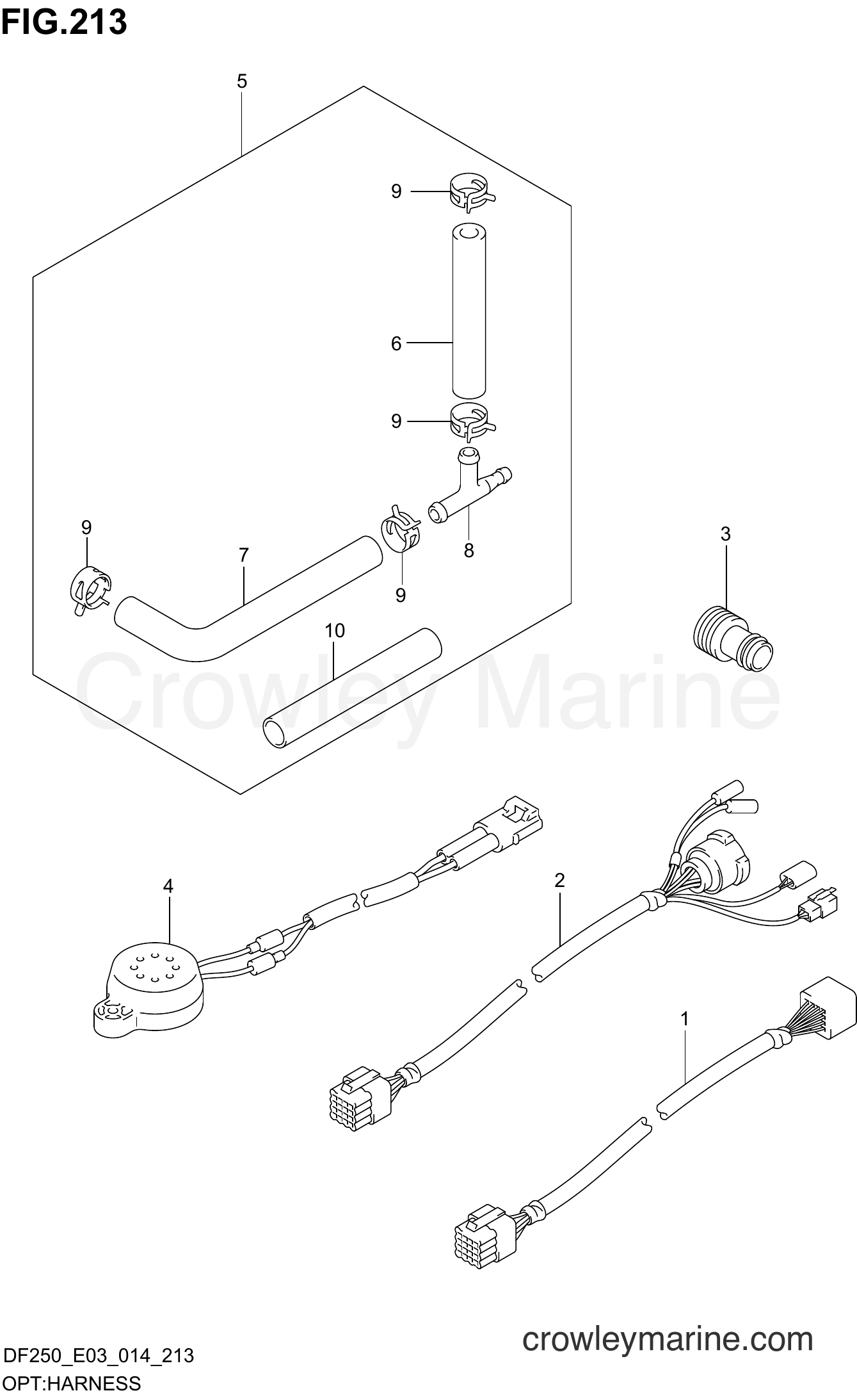 Suzuki Marine DF225 410001~ - OPT:HARNESS
