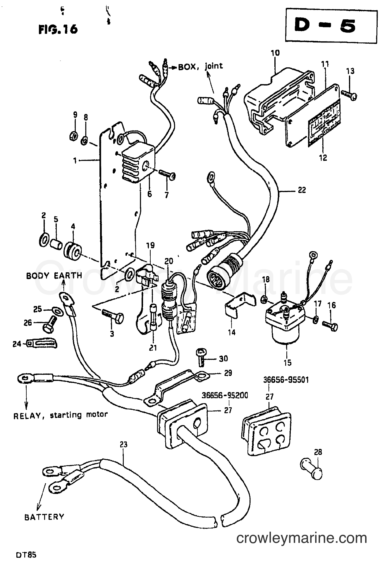 Suzuki Marine DT85 - ELECTRICAL (1)