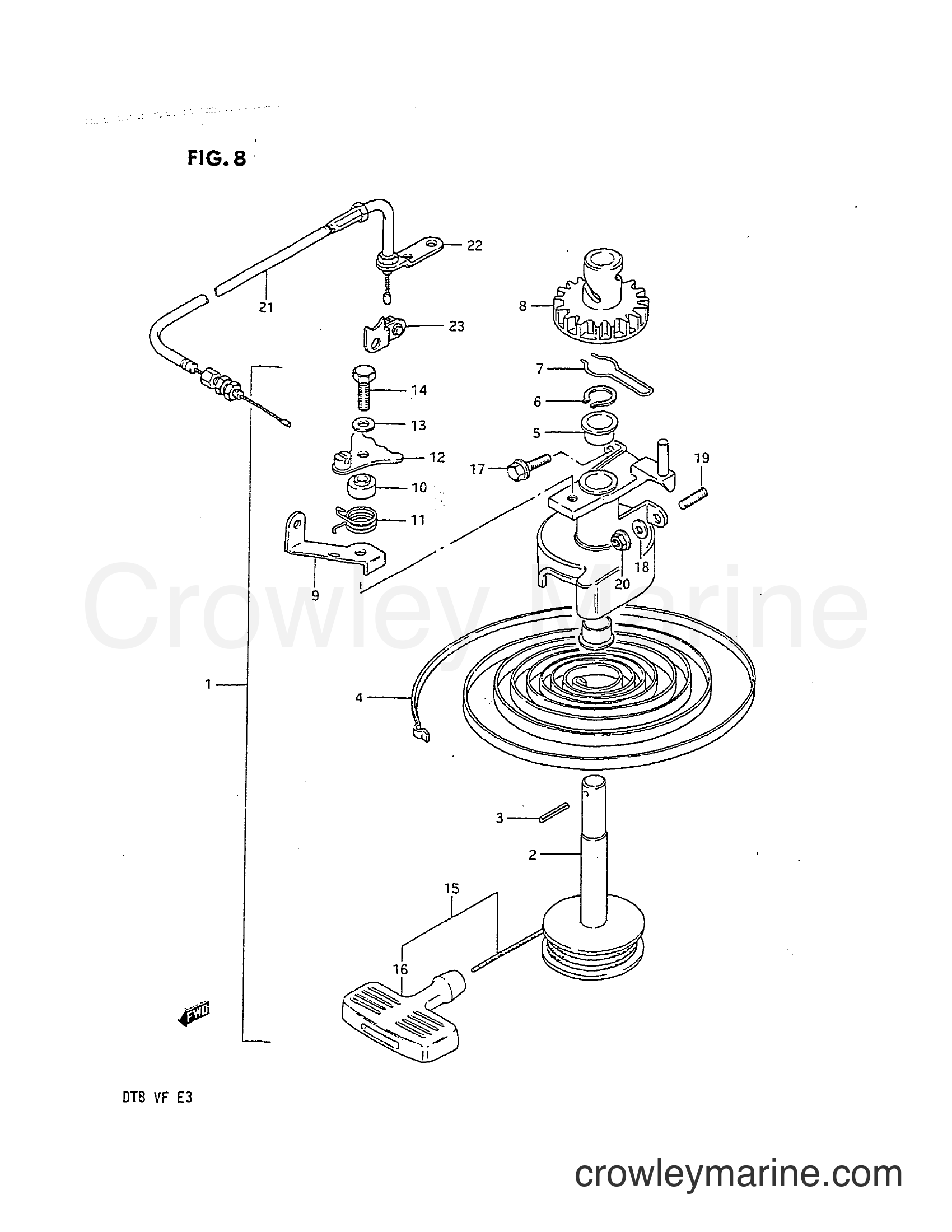 Suzuki Marine DT8 - STARTER