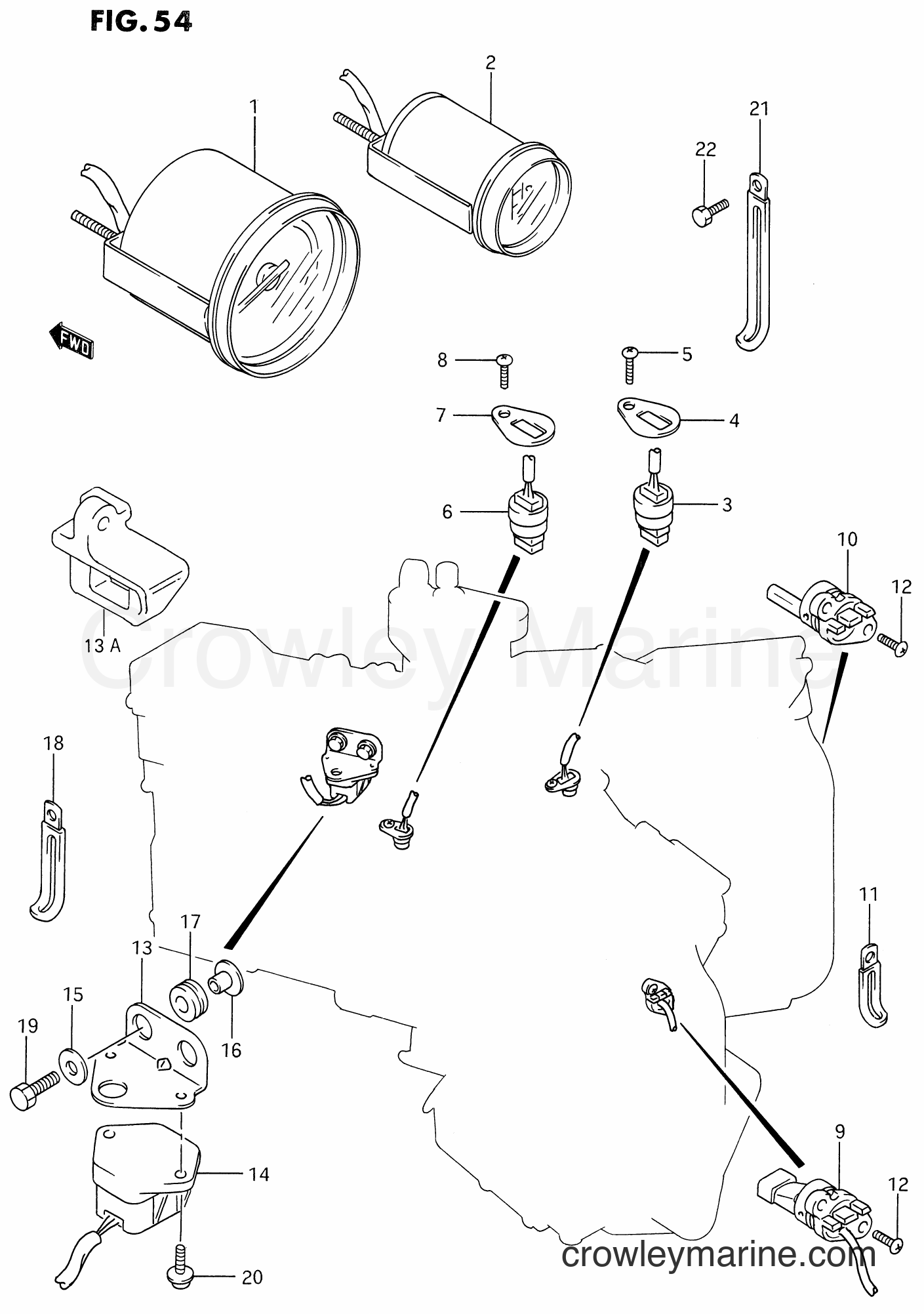 Suzuki Marine DT150G - SENSOR & METER