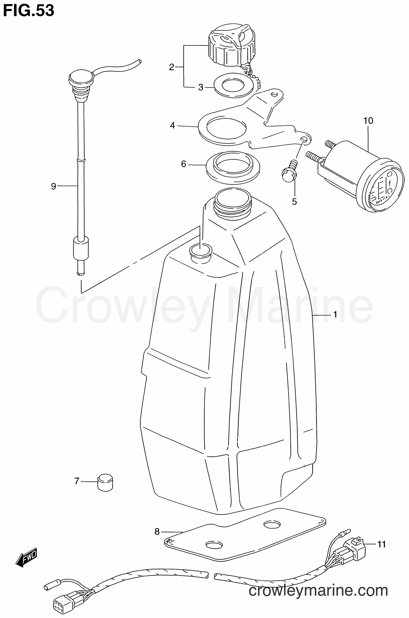 Suzuki Marine DT115 - OIL TANK