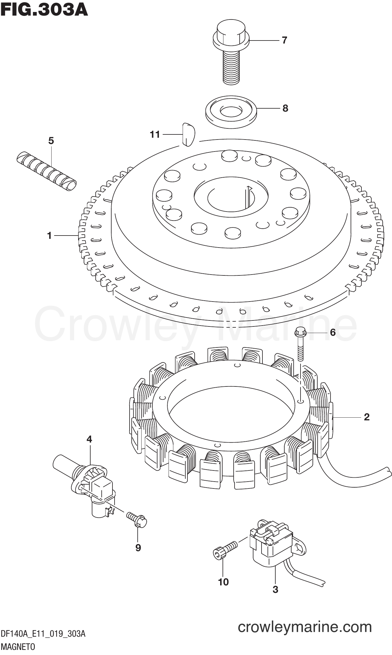 Suzuki Marine DF115AT 910001~ - MAGNETO