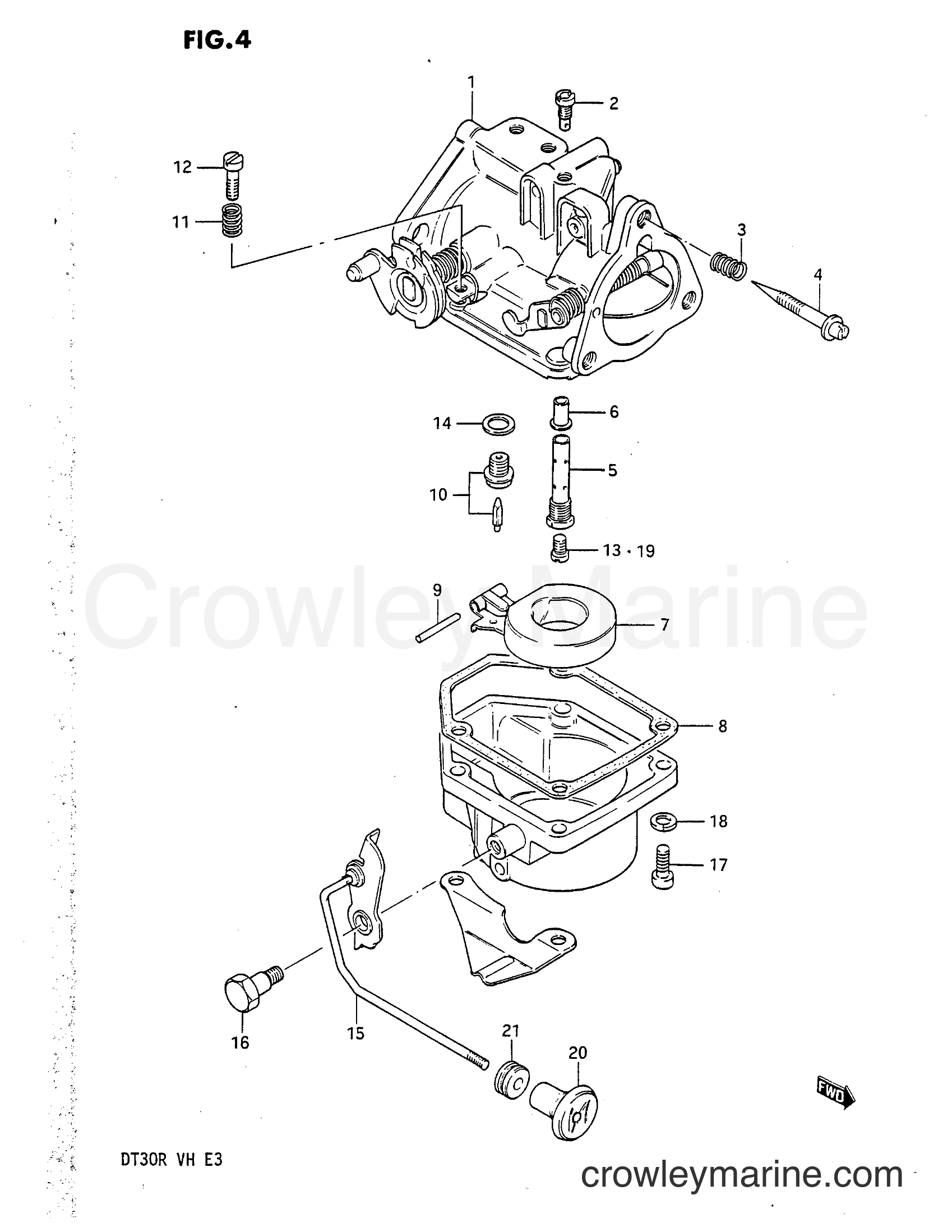 Suzuki Marine DT30 - CARBURETOR
