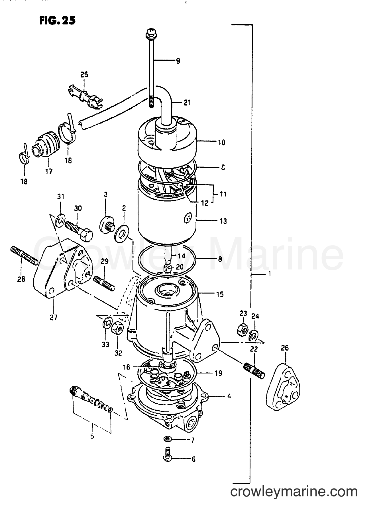 Suzuki Marine DT55 - POWER UNIT (MODEL:88-90)