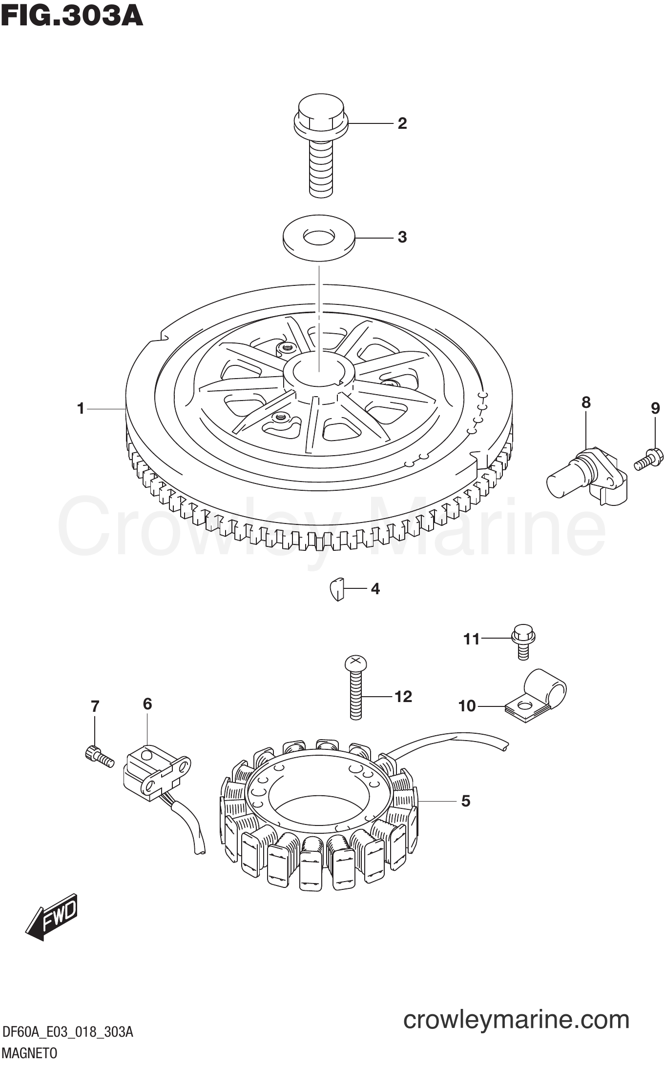Suzuki Marine DF50A 810001~ - MAGNETO