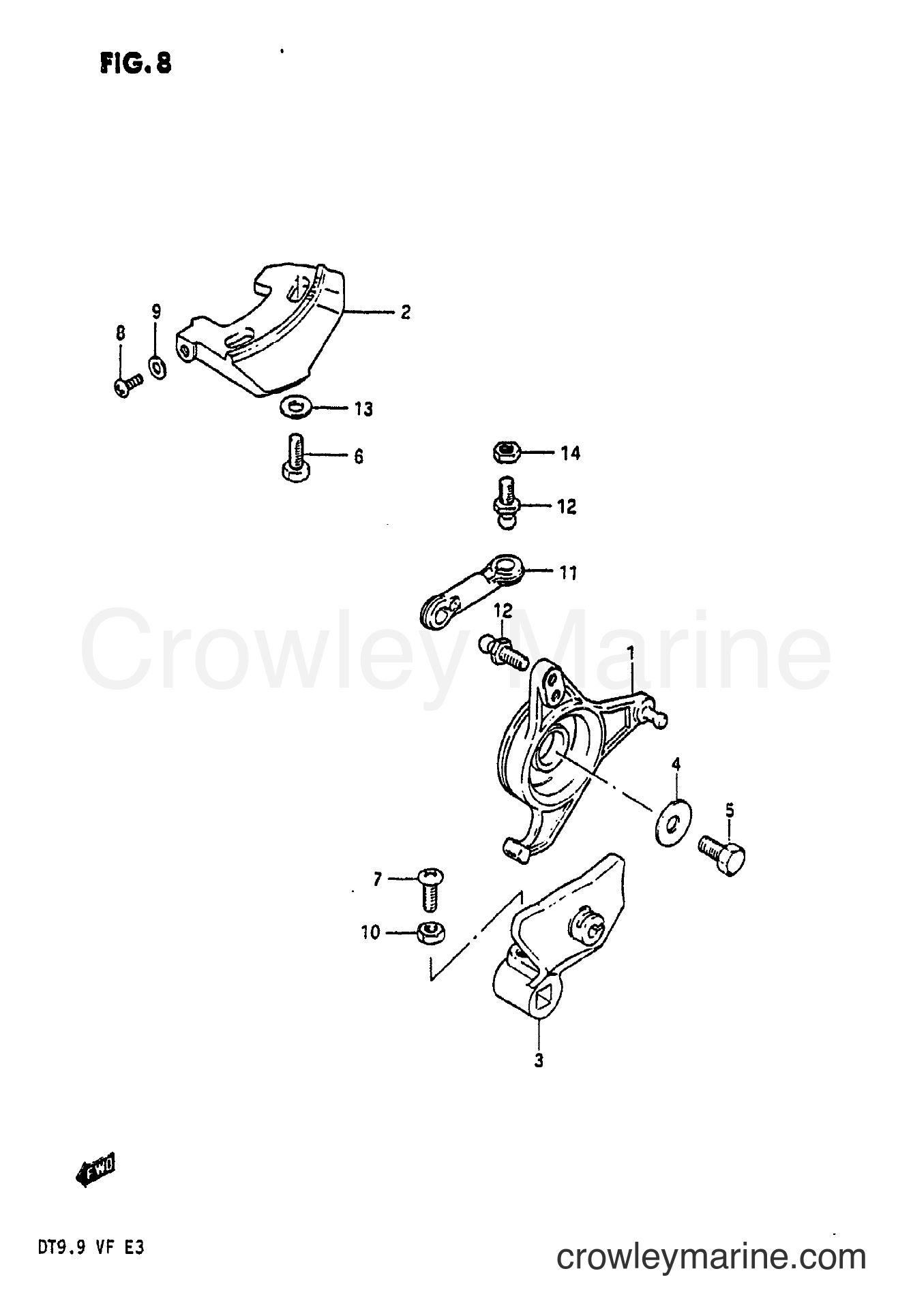Suzuki Marine DT9.9 - THROTTLE CONTROL