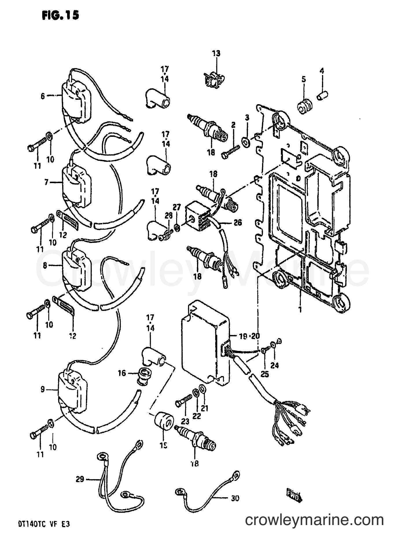 Suzuki Marine DT140 - IGNITION