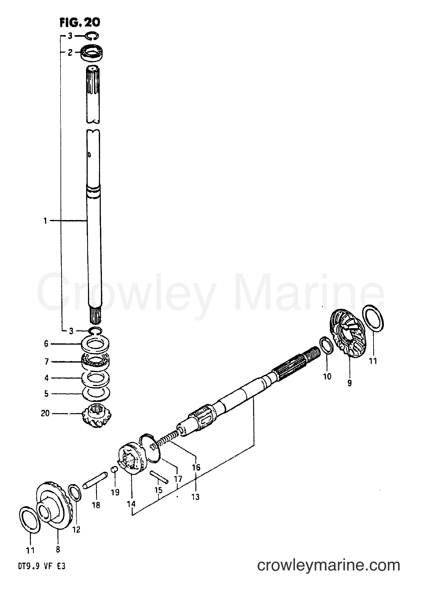 Suzuki Marine DT9.9 - TRANSMISSION