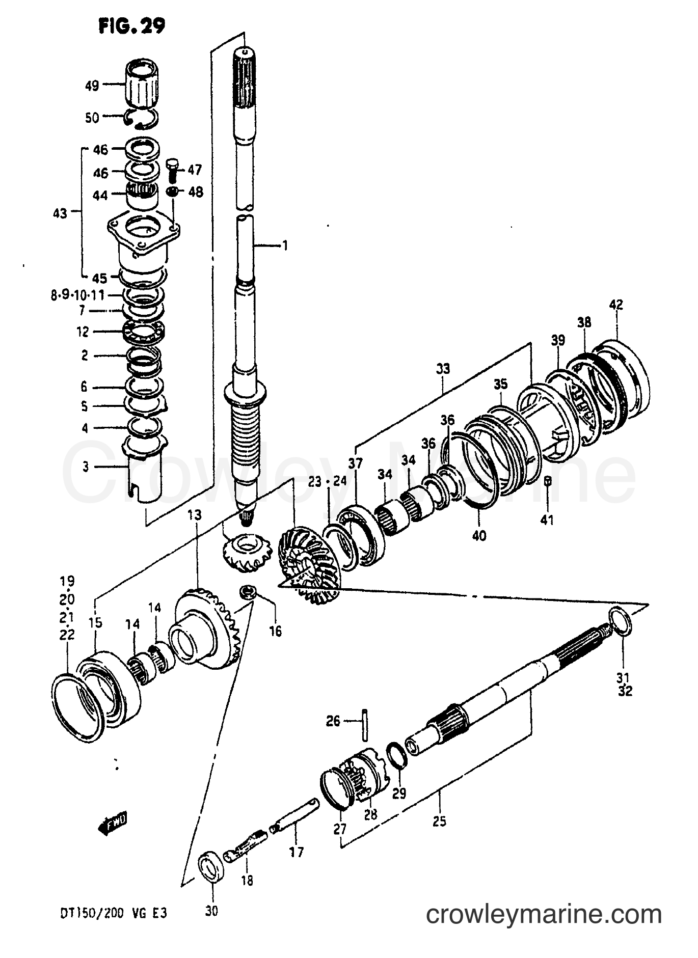 Suzuki Marine DT150 - TRANSMISSION