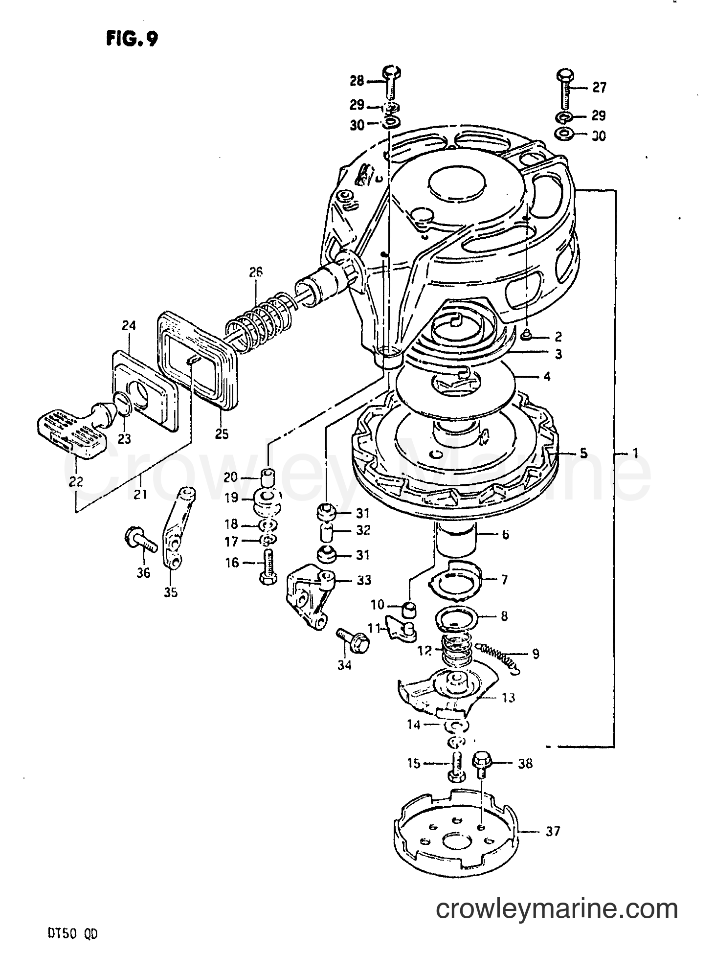 Suzuki Marine DT50 - STARTER (DT 50M)