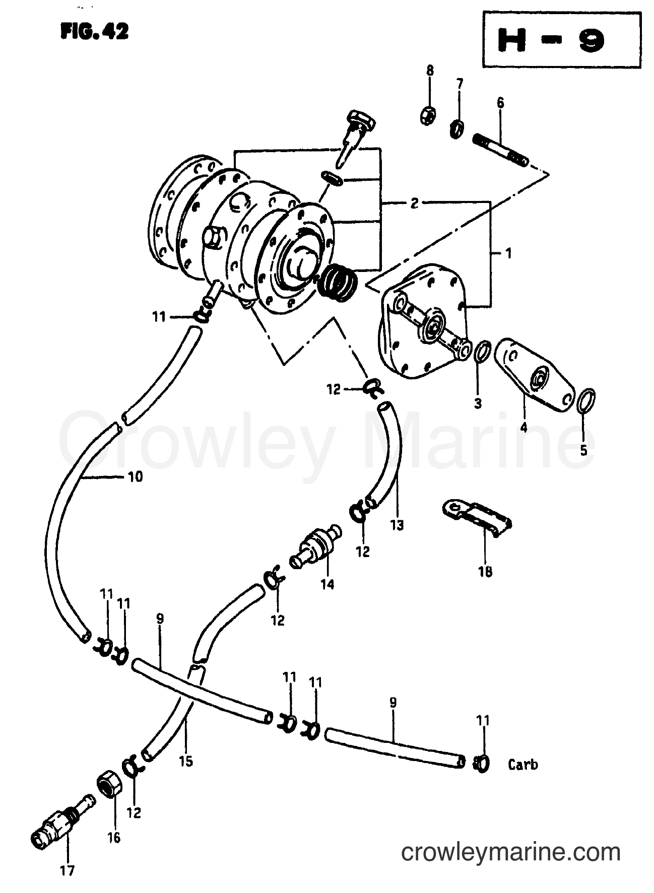 Suzuki Marine DT65 - FUEL PUMP