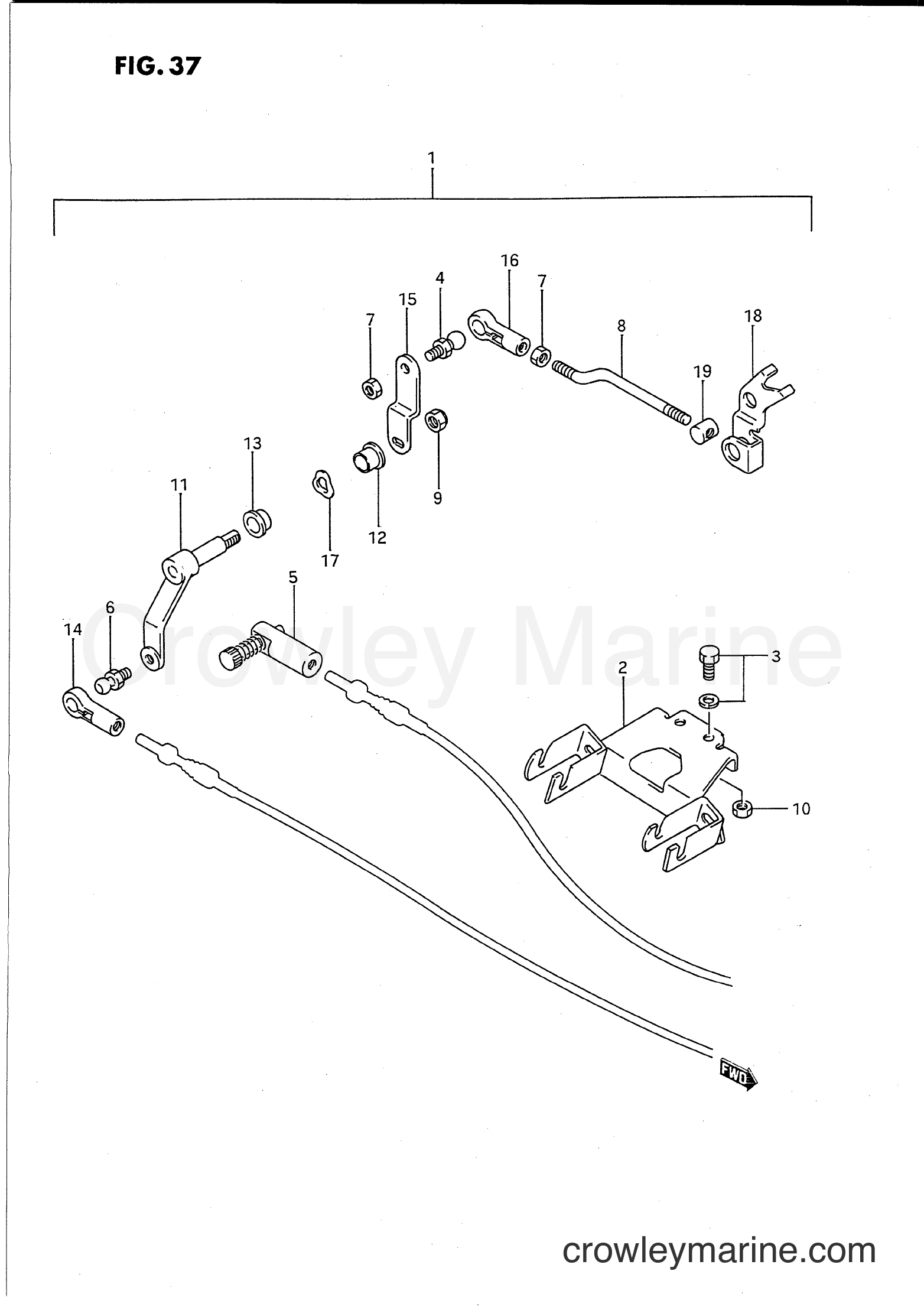 Suzuki Marine DT9.9C - OPTIONAL : REMOTE CONTROL PARTS