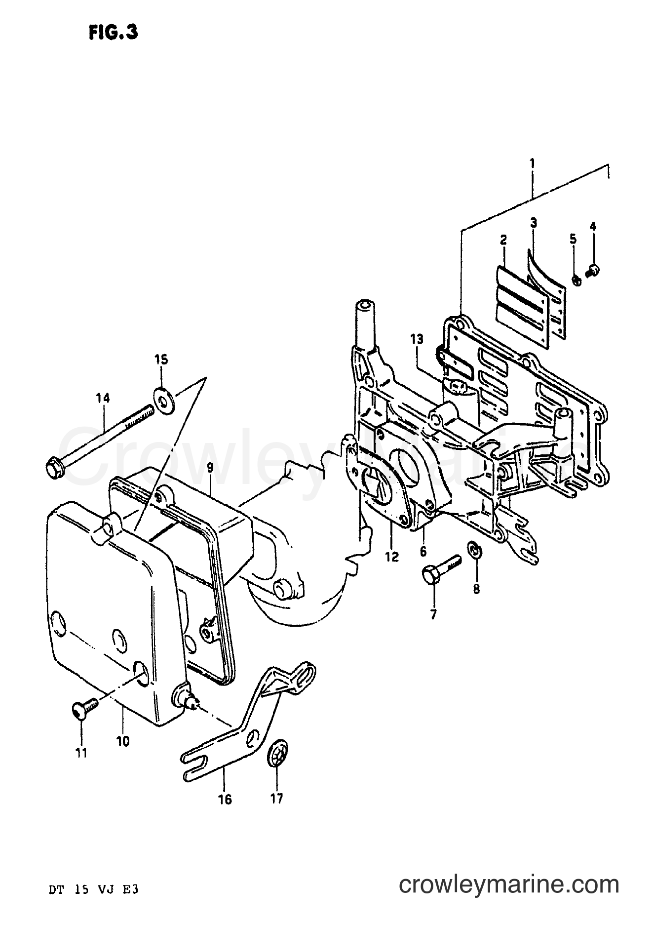 Suzuki Marine DT15 - INLET CASE