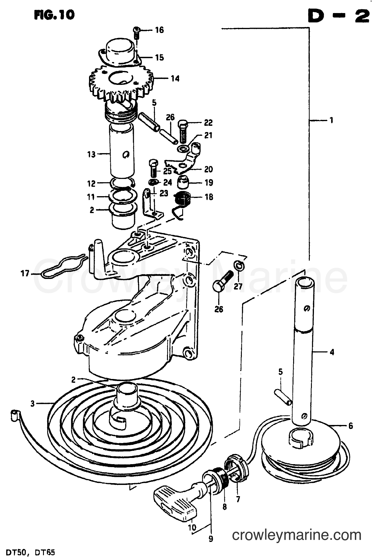 Suzuki Marine DT50H - STARTER (DT50M)