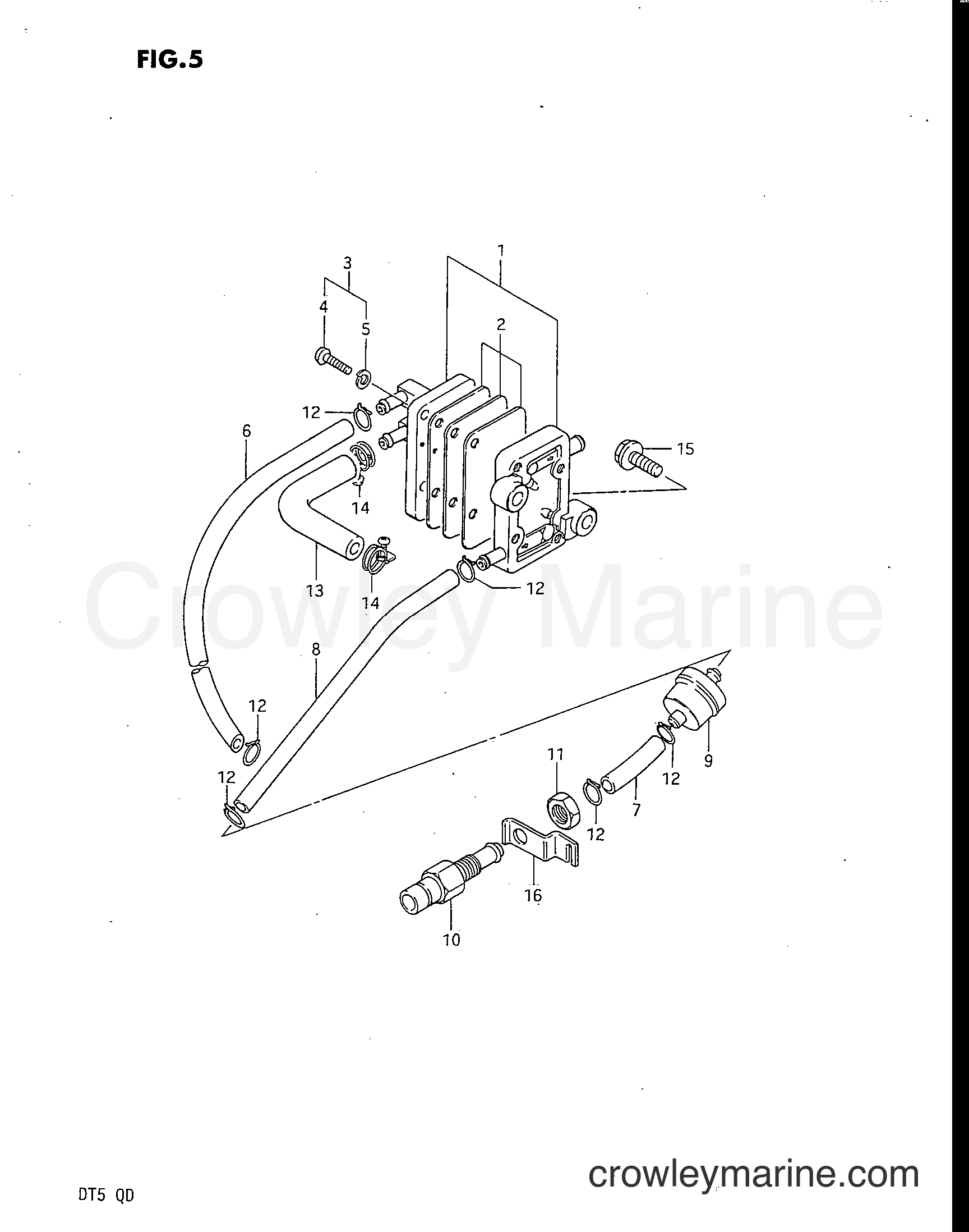 Suzuki Marine DT5 - FUEL PUMP