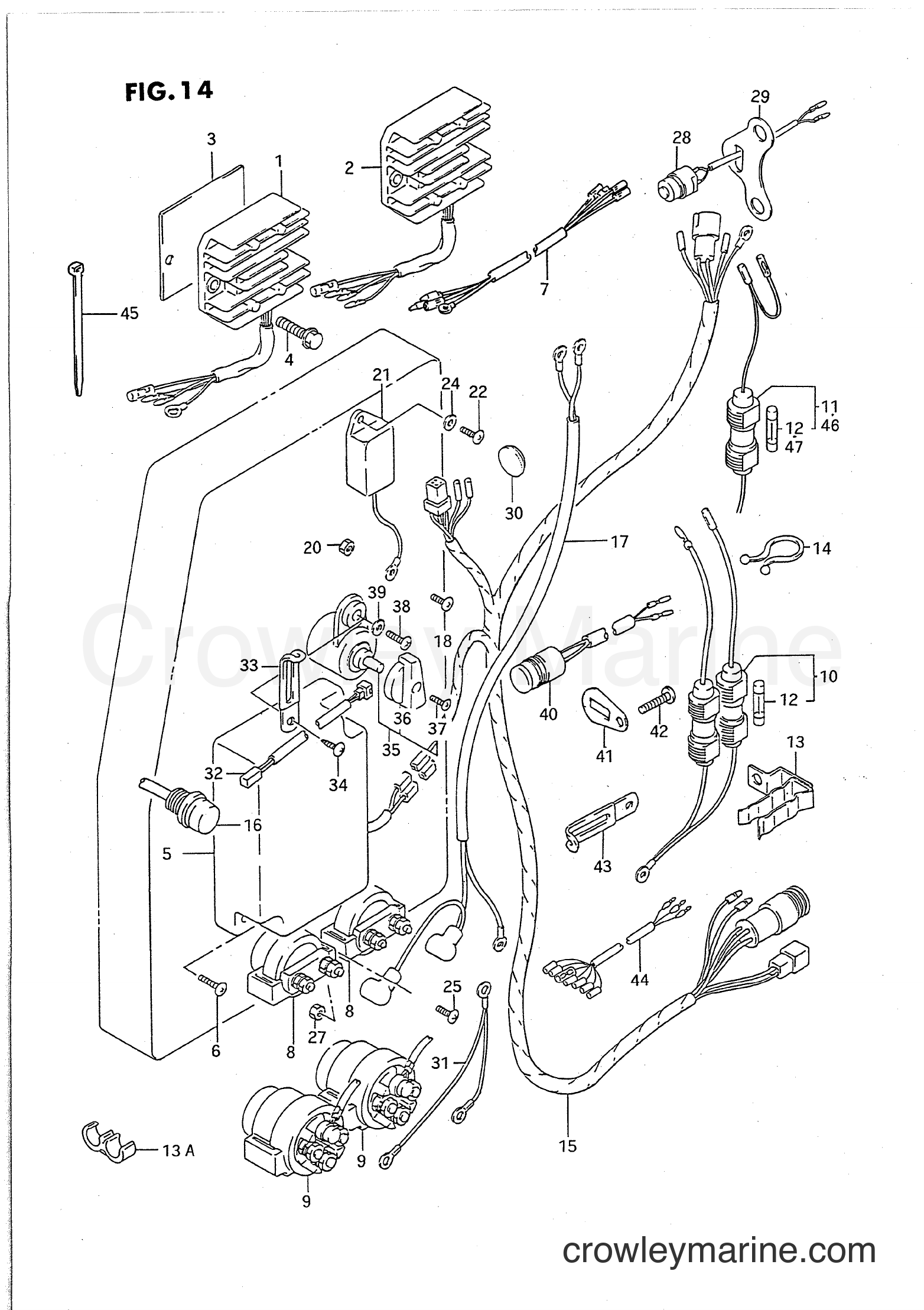 Suzuki Marine PU140 - ELECTRICAL