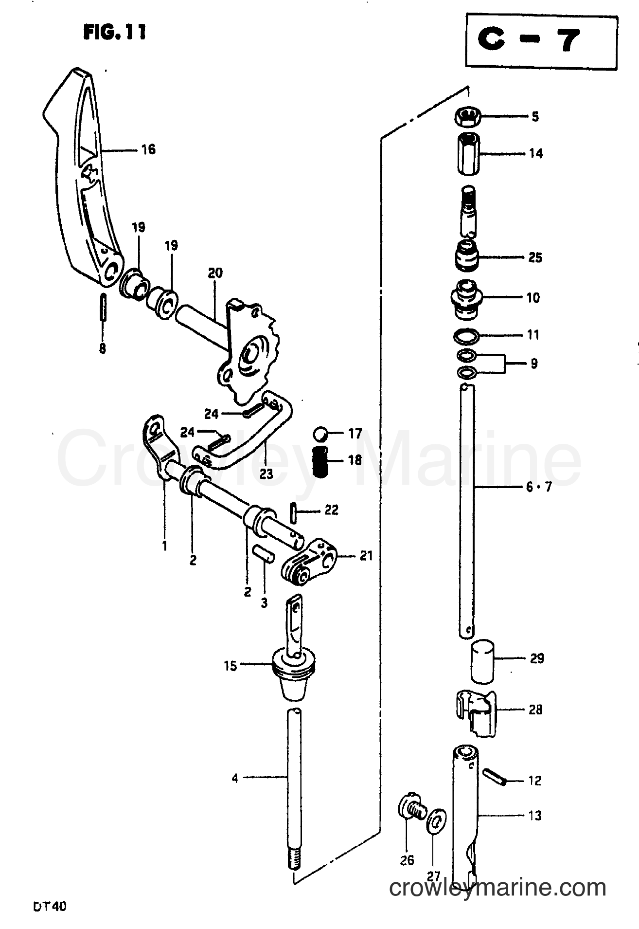 Suzuki Marine DT40 - CLUTCH