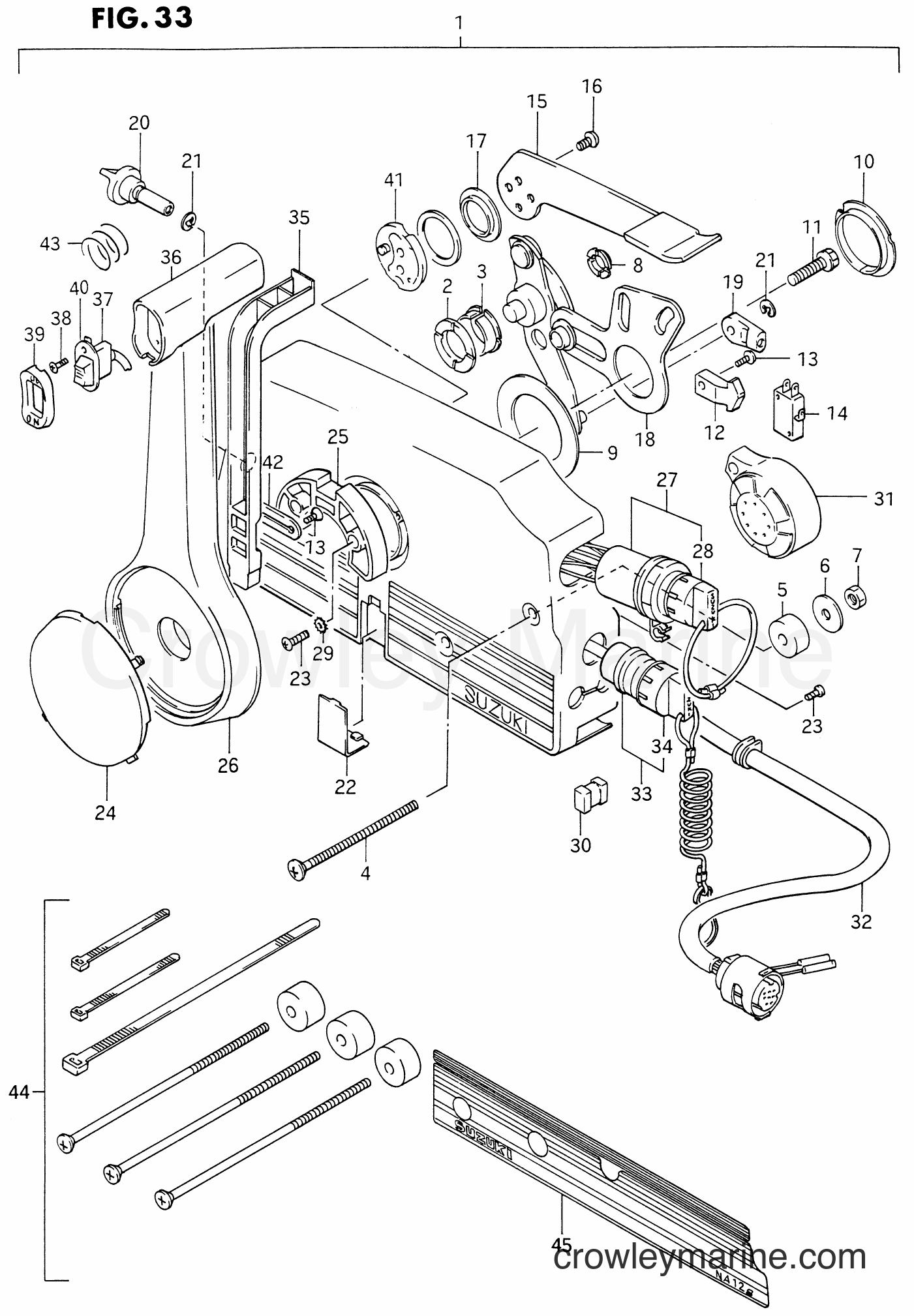 Suzuki Marine DT75 - REMOTE CONTROL