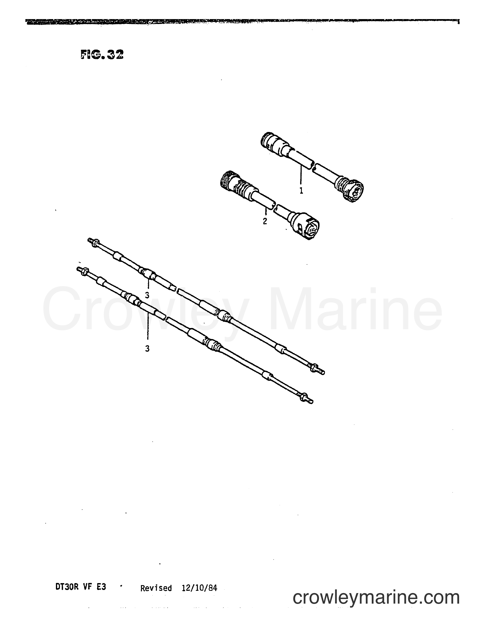 Suzuki Marine DT30 - OPTIONAL : REMOTE CONTROL (1)