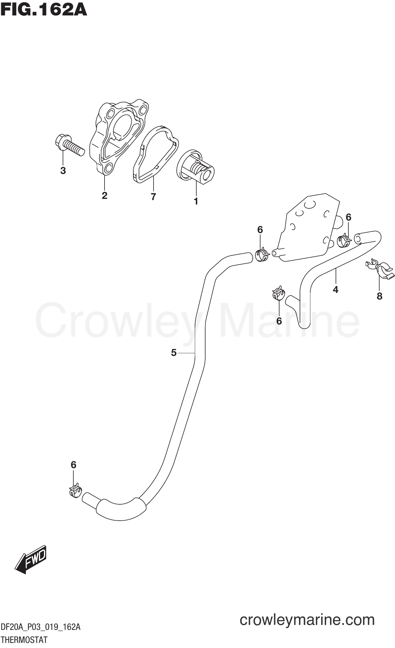 Suzuki Marine DF9.9B 910001~ - THERMOSTAT