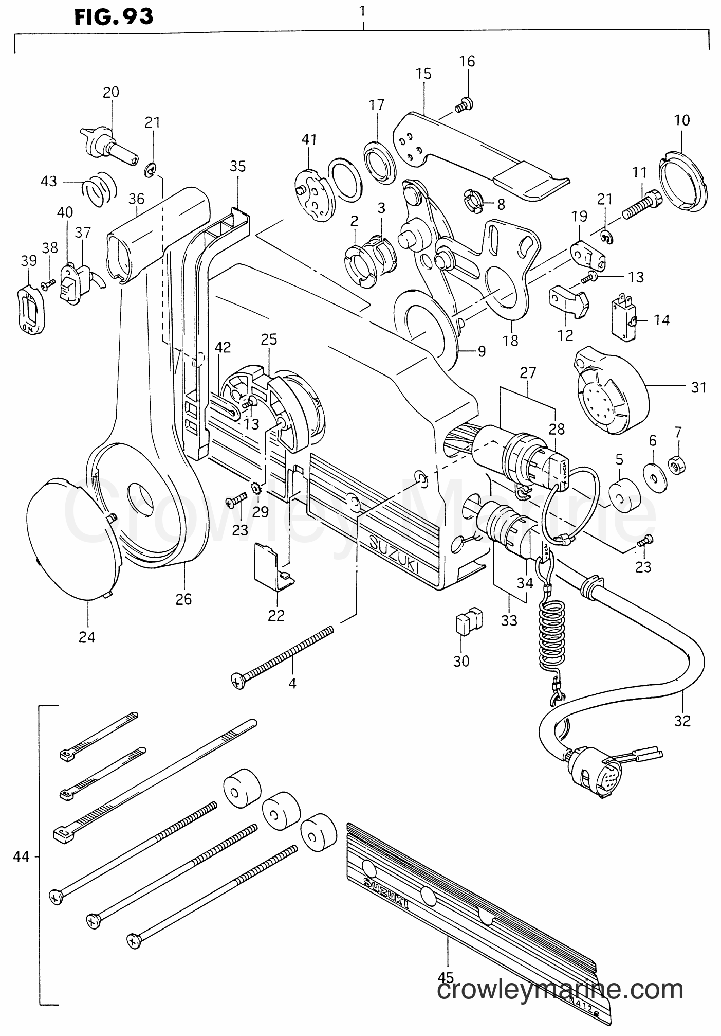 Suzuki Marine DT150 - REMOTE CONTROL