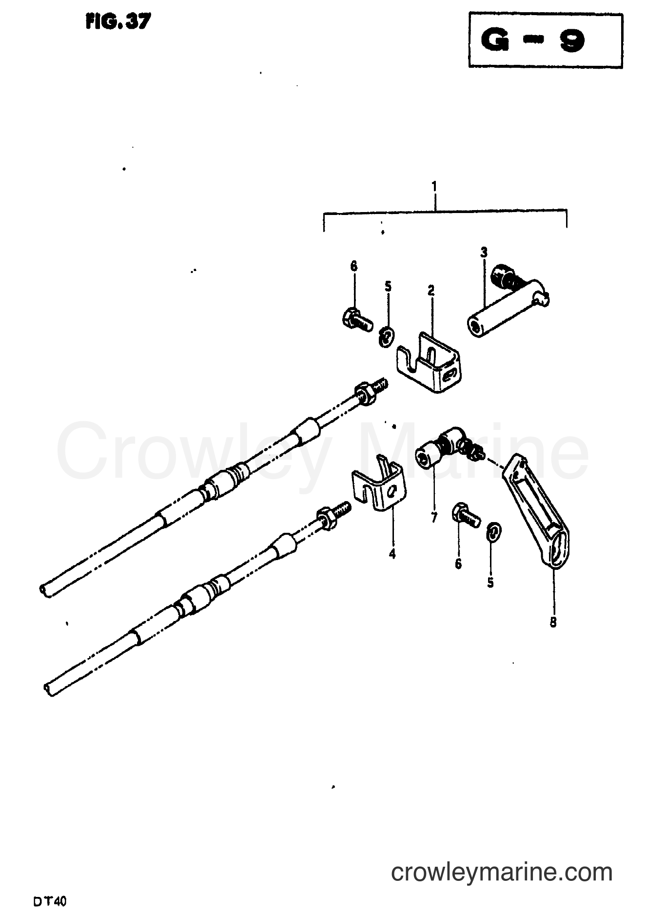 Suzuki Marine DT35 - REMOTE CONTROL PARTS