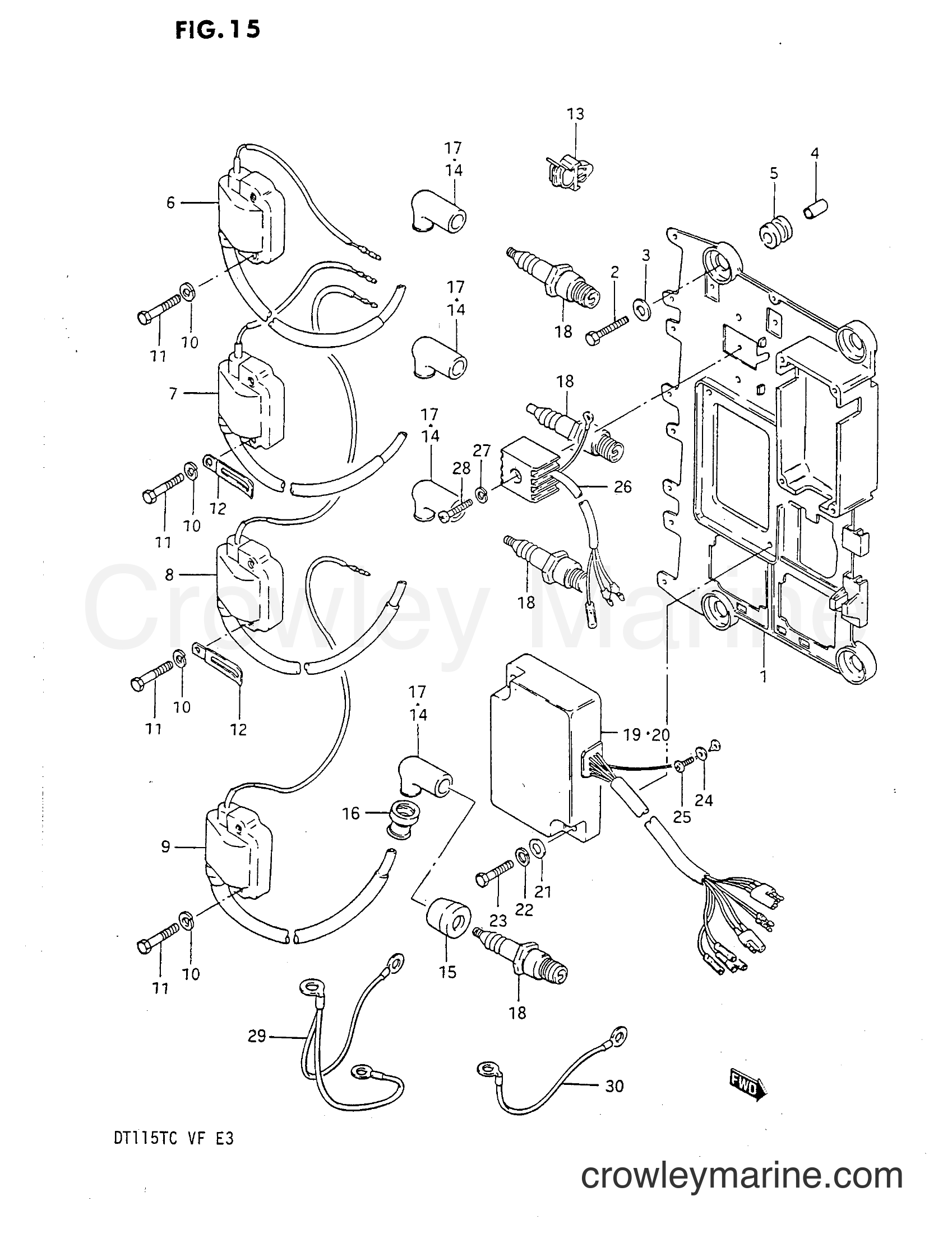 Suzuki Marine DT115 - IGNITION