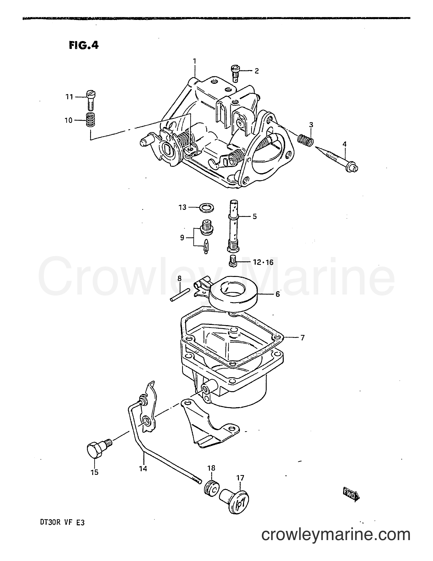 Suzuki Marine DT30 - CARBURETOR