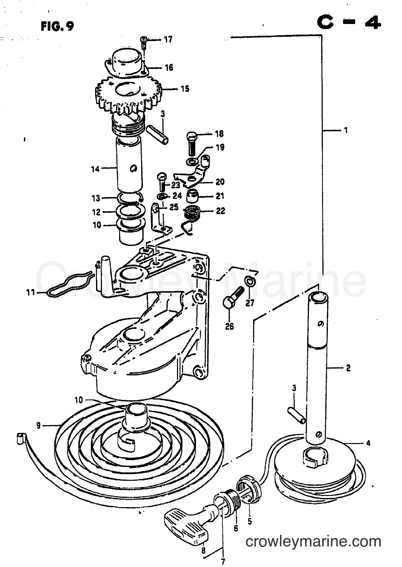 Suzuki Marine DT65 - STARTER (DT50MG E3, MG E28)