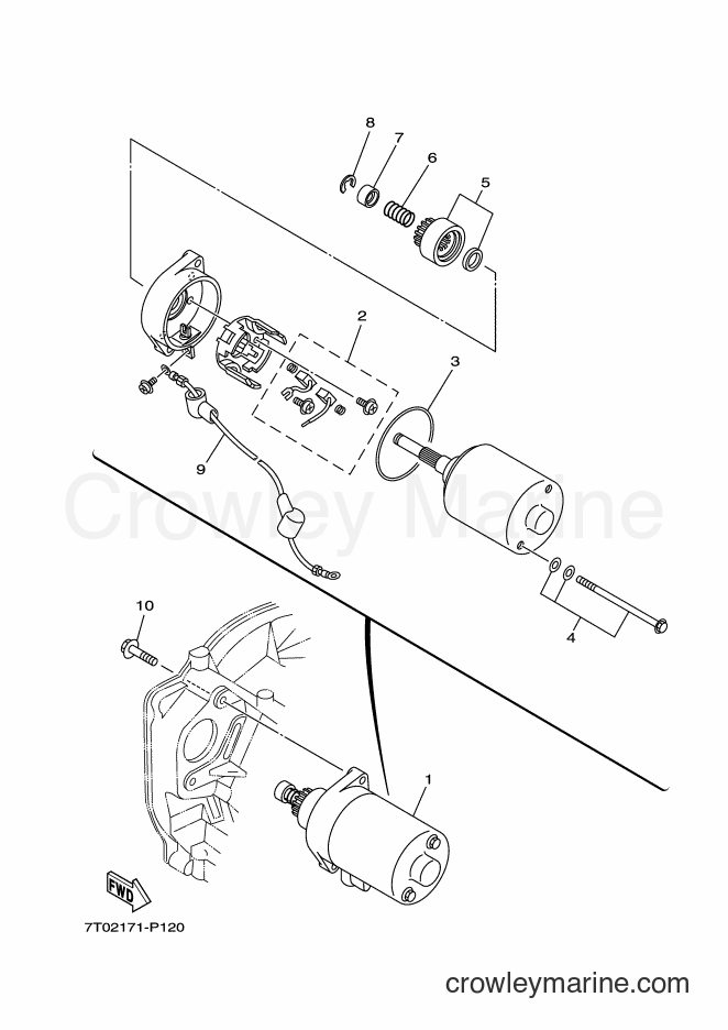 2015 Snowblower YT660 - YT660 (7T02) [010] - STARTING MOTOR