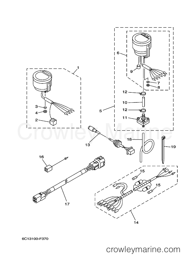 Yamaha Motors F90TRF (6D83) [050] - METER