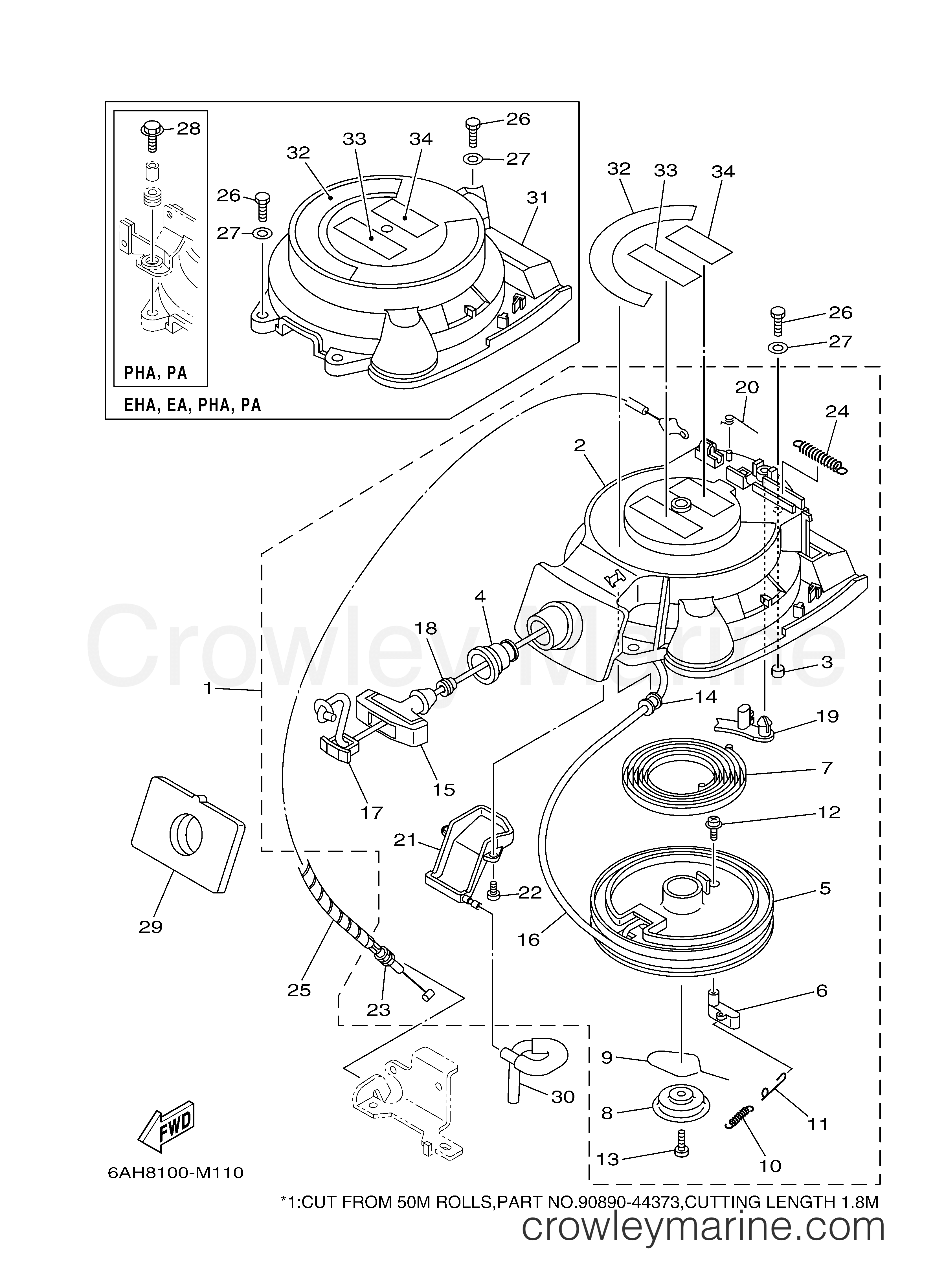 Yamaha Motors F20LEHA - STARTER