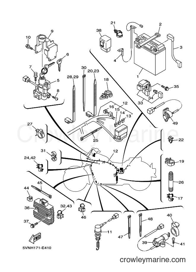 Yamaha Motors XV1700A (5VNL) [010] - ELECTRICAL 2