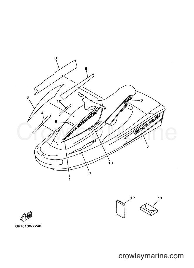 Yamaha Motors WB700AW (GR78) [010] - GRAPHIC & TOOL
