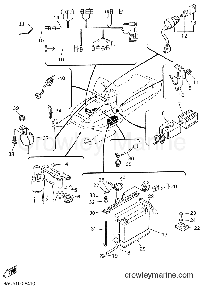 1998 Snowmobile VK540E-2 - VK540E-2 (8AC5) [030] - ELECTRICAL 1