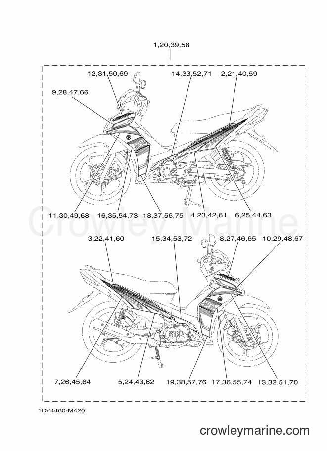 2013 Scooter T115FSEC - T115FSEC (1DY6) [010] - OPTIONAL PARTS 1