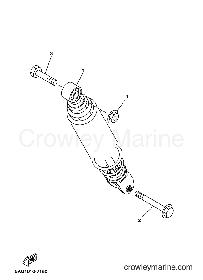 2003 Scooter YJ50R - YJ50R (5PP4) [010] - REAR SUSPENSION