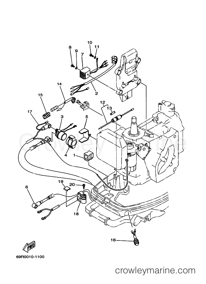 Yamaha Motors 25BWHY (69RA) [250] - ELECTRICAL 2