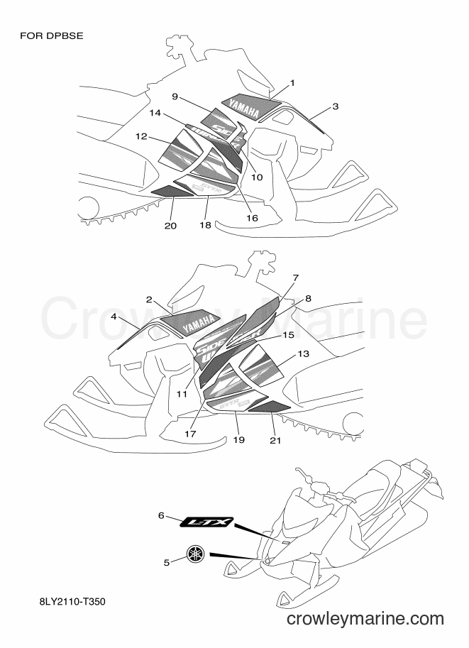 2018 Snowmobile SRS10LL - SRS10LL (8LY2) [010] - GRAPHIC & EMBLEM 2