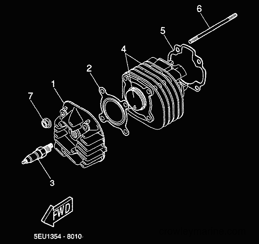 2000 Scooter YH50 - YH50 (5FV3) [020] - CYLINDER