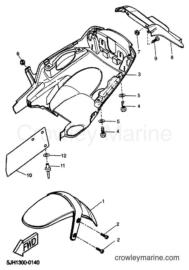 2001 Scooter EW50 - EW50 (5JH3) [030] - FENDER