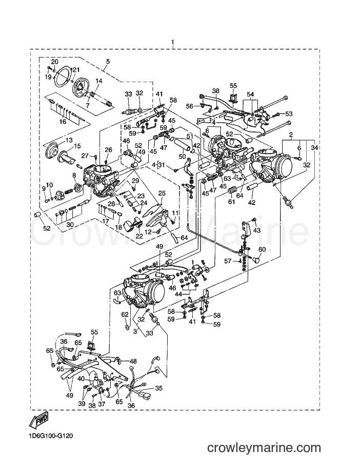 2009 Cruiser XVZ13CTS - XVZ13CTS (1D6U) [010] - CARBURETOR