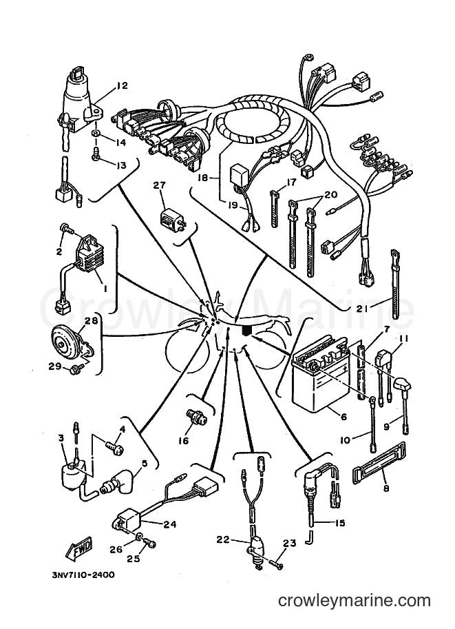 1994 Dirt Bike XT350 - XT350 (3NVF) [010] - ELECTRICAL 1