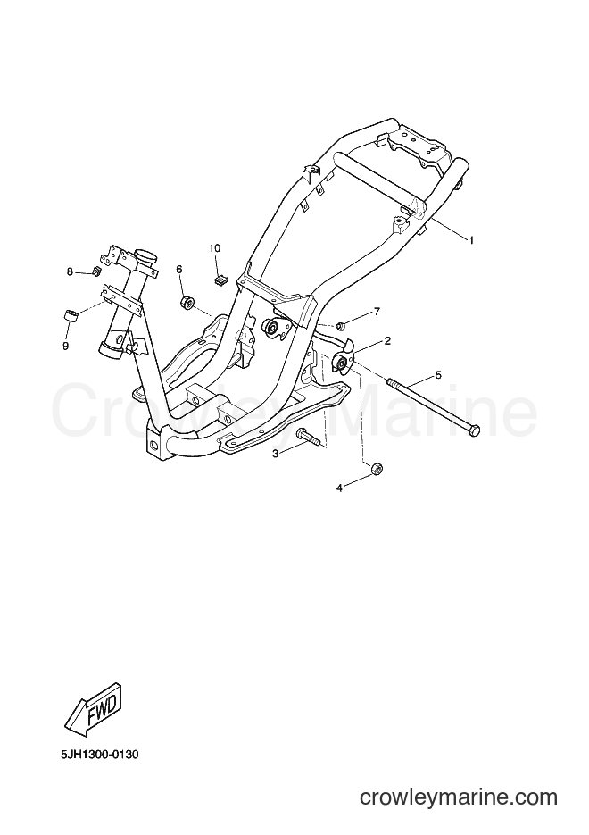 Yamaha Motors EW50 (1S12) [030] - FRAME