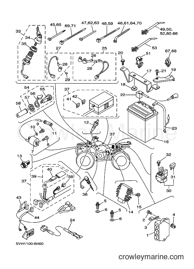 2003 ATV YFM400AN - YFM400AN (5VH2) [010] - ELECTRICAL 1