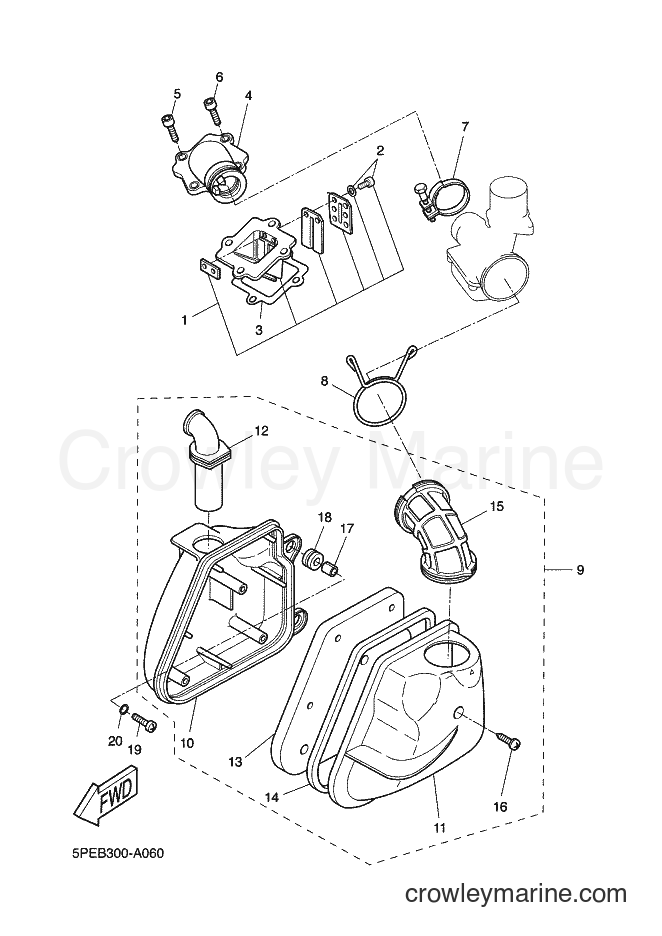 2002 Scooter YQ50L - YQ50L (5PEA) [030] - INTAKE