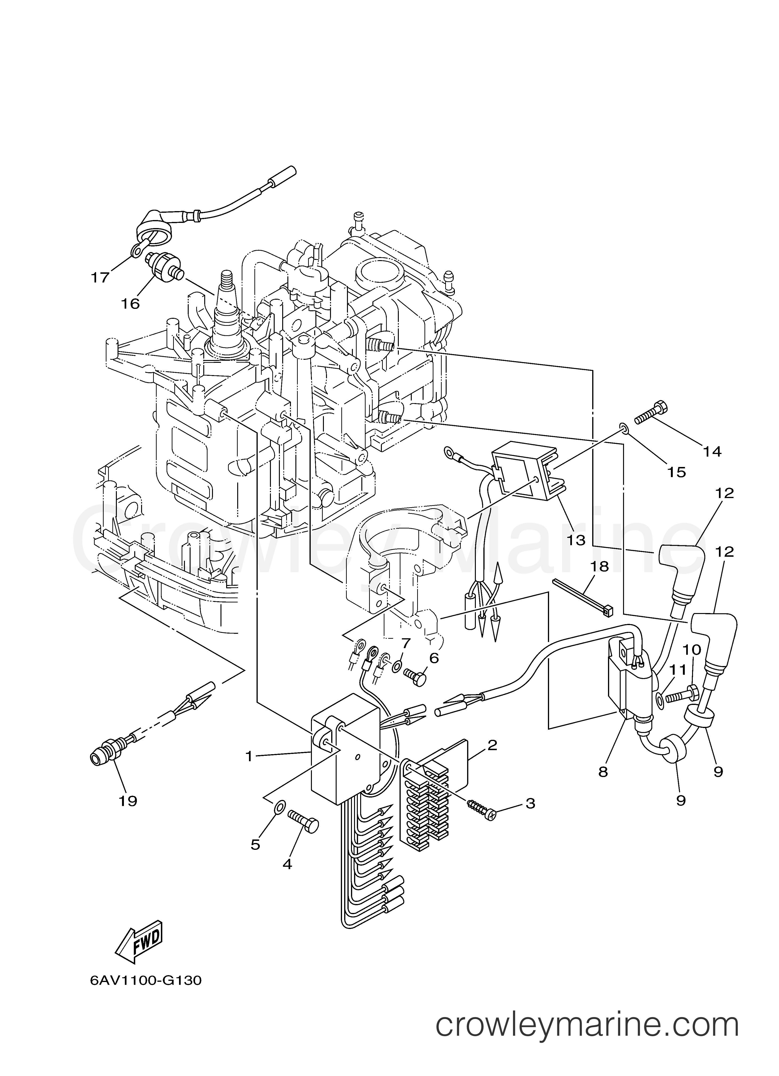 Yamaha Motors F9.9FELR - ELECTRICAL 1